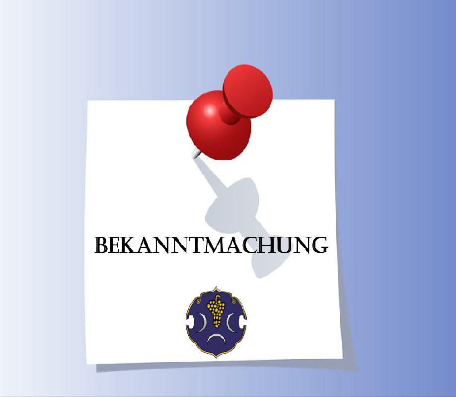 Bekanntmachungen